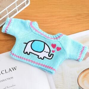 Handmade Elephant Sweaters for Miffy Doll